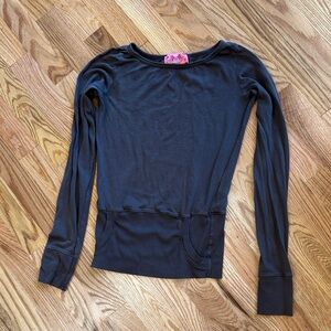 Juicy Couture Gray Top with pockets